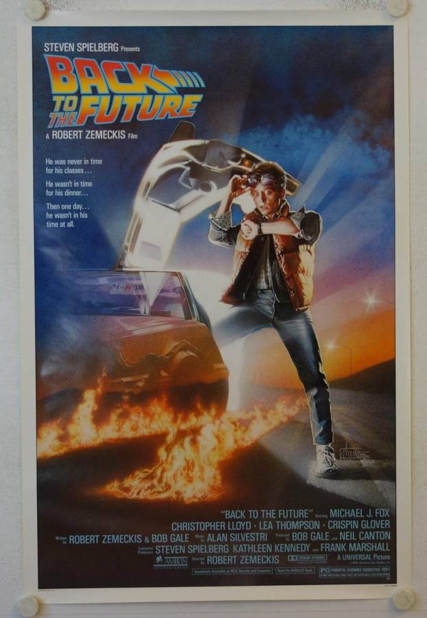 Zurück in die Zukunft originales US Onesheet Filmplakat